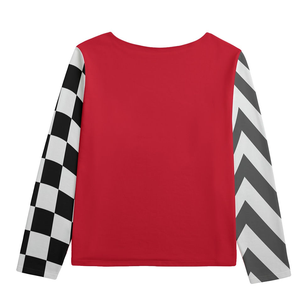 Thumbnail: All-Over Print Unisex Boat Neckline Sweatshirt With Chest Pocket | 310GSM Cotton