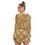 Thumbnail: All-Over Print Women's Mirco Fleece Hoodie And Shorts Set