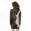 Thumbnail: All-Over Print Women's Long Hoodie