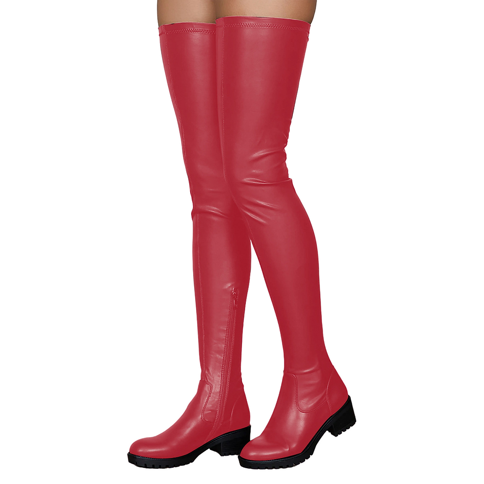 Thumbnail: SLF New Autumn Winter Best Selling Long Low Heeled Lady Winter Thigh high boots
