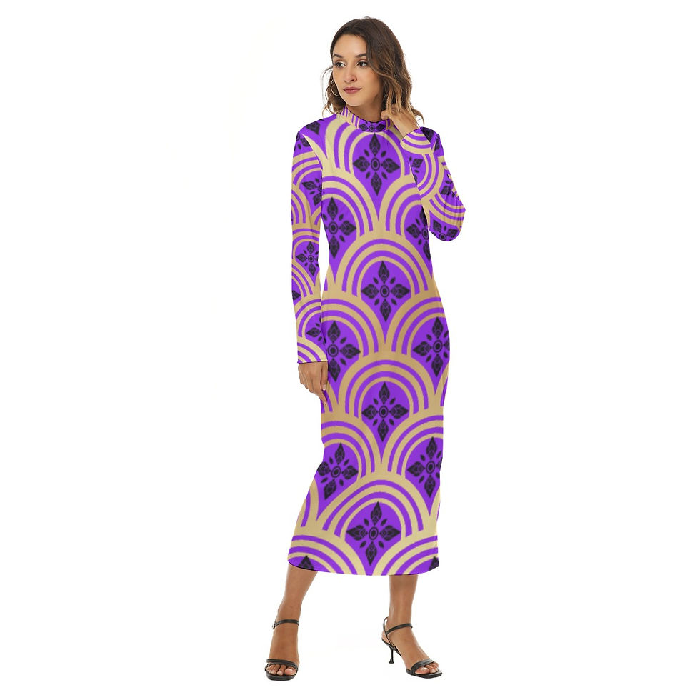 Thumbnail: All-Over Print Women's Hip Dress
