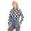Thumbnail: All-Over Print Women's Crop Top Hoodie With Zipper Closure