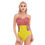 Thumbnail: All-Over Print Women's Tube Top Bodysuit With Side Black Straps