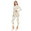 Thumbnail: All-Over Print Women's Long-sleeved High-neck Jumpsuit With Zipper