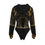 Thumbnail: All-Over Print Women's Raglan Sleeve Hooded Bodysuit