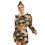 Thumbnail: All-Over Print Women's Mirco Fleece Hoodie And Shorts Set