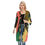 Thumbnail: All-Over Print Women's V-neck Mesh Cardigan