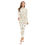 Thumbnail: All-Over Print Women's Long-sleeved High-neck Jumpsuit With Zipper