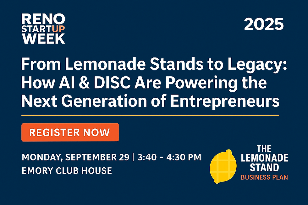 From Lemonade Stands to Legacy: How AI & DISC Are Powering the Next Generation of Entrepreneurs