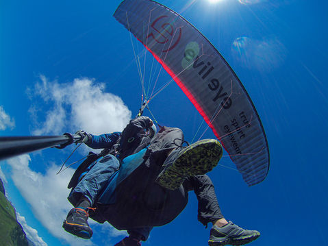 Flynsoul tandem paragliding Saalbach Hinterglemm