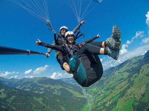 Flynsoul Saalbach Hinterglemm tandem flying