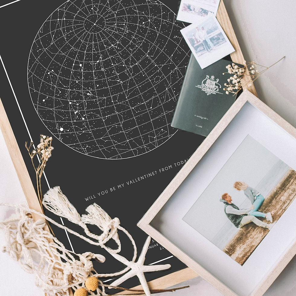 תמונה ממוזערת: המיסטיק- מפת כוכבים בצבע שחור על רקע שחור, עם גריד