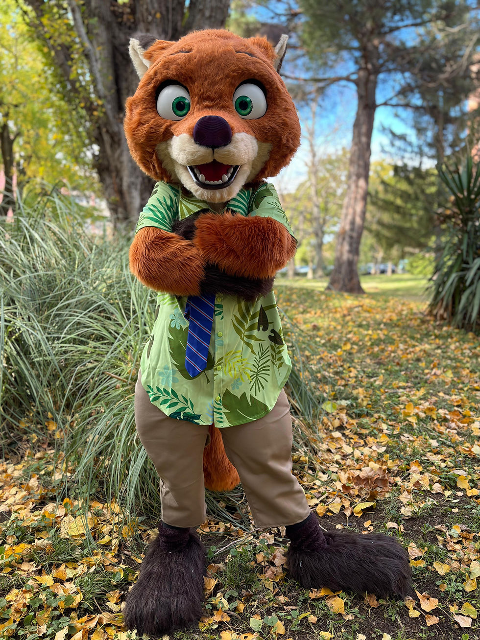 Miniature : Mascotte Nick & Judy – Zootopie – Modèle RCD | Haut de gamme – Tête en impressio