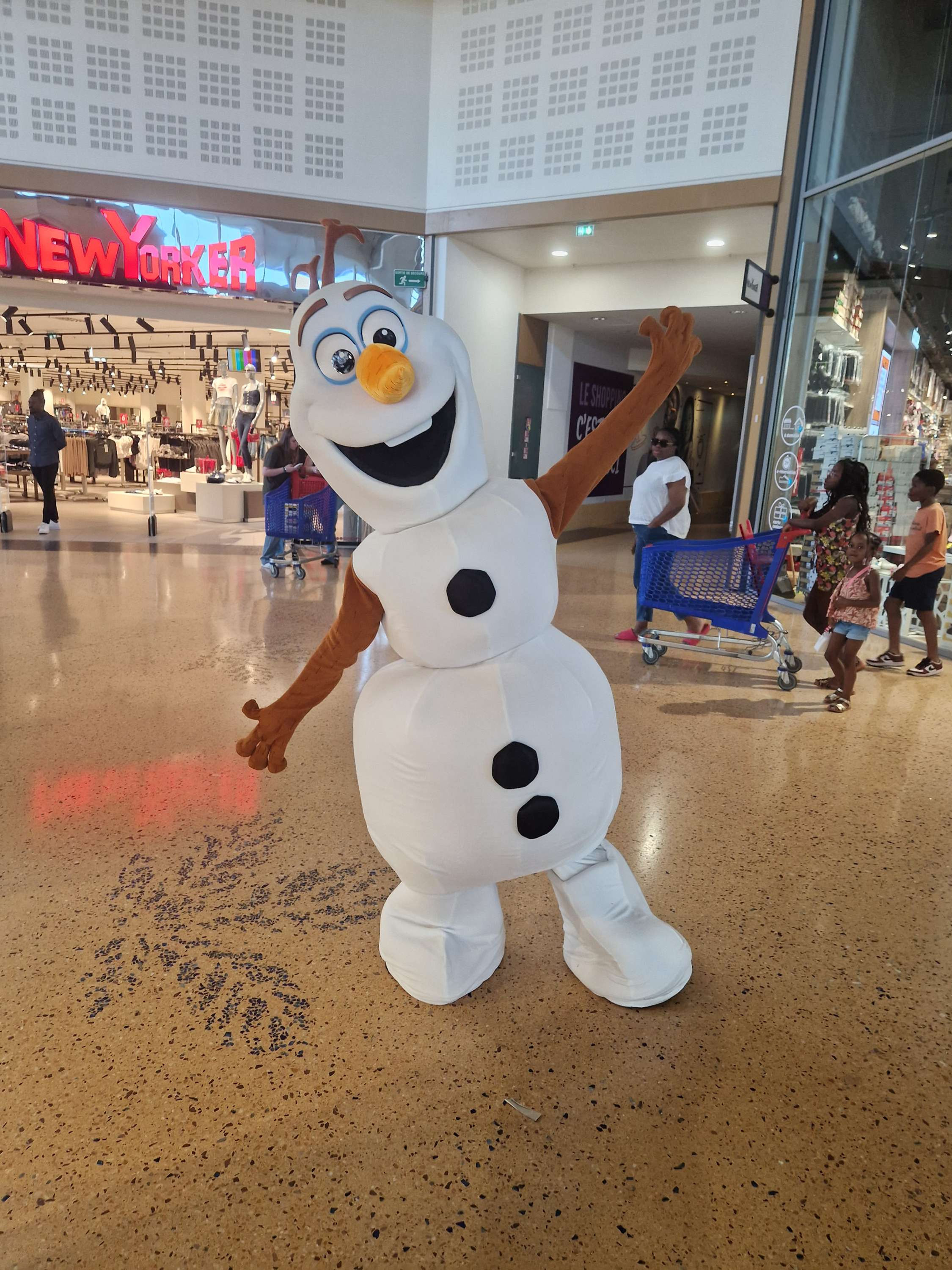 Achat Mascotte Olaf model DIWI