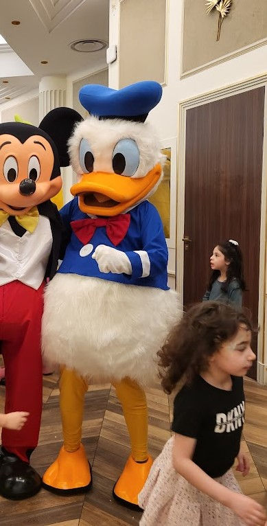 Miniature : Mascotte Donald Premium – Flexway – Modèle DMN | Costume mascotte professionnel