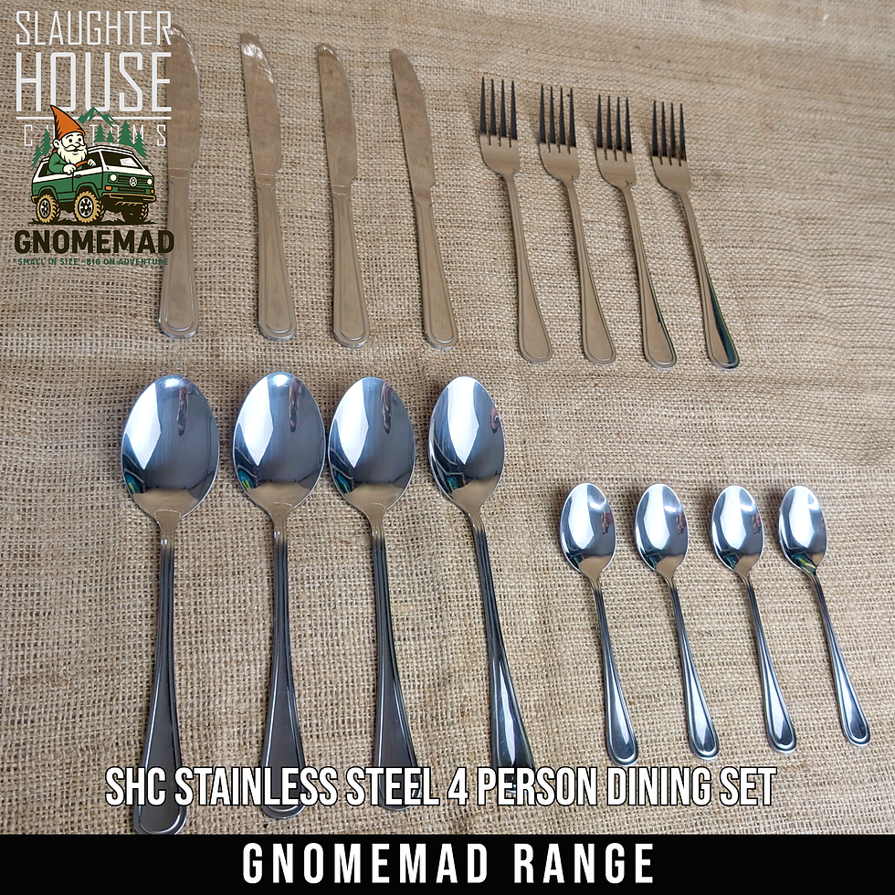 Thumbnail: SHC Stainless Steel 2-4 Person Dining Set