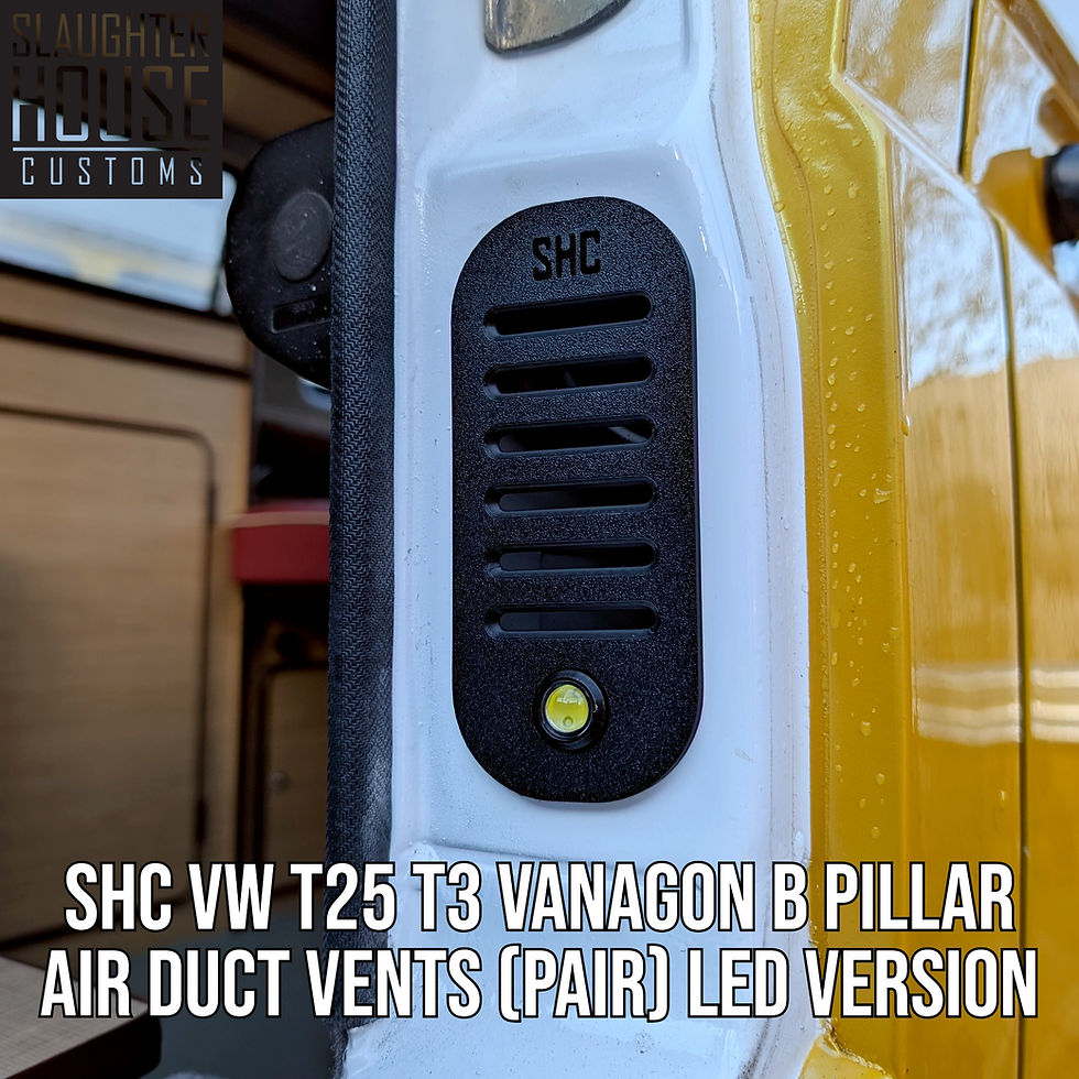 Thumbnail: SHC VW T25 T3 Vanagon B Pillar Air Duct Vents (Pair) LED VERSION