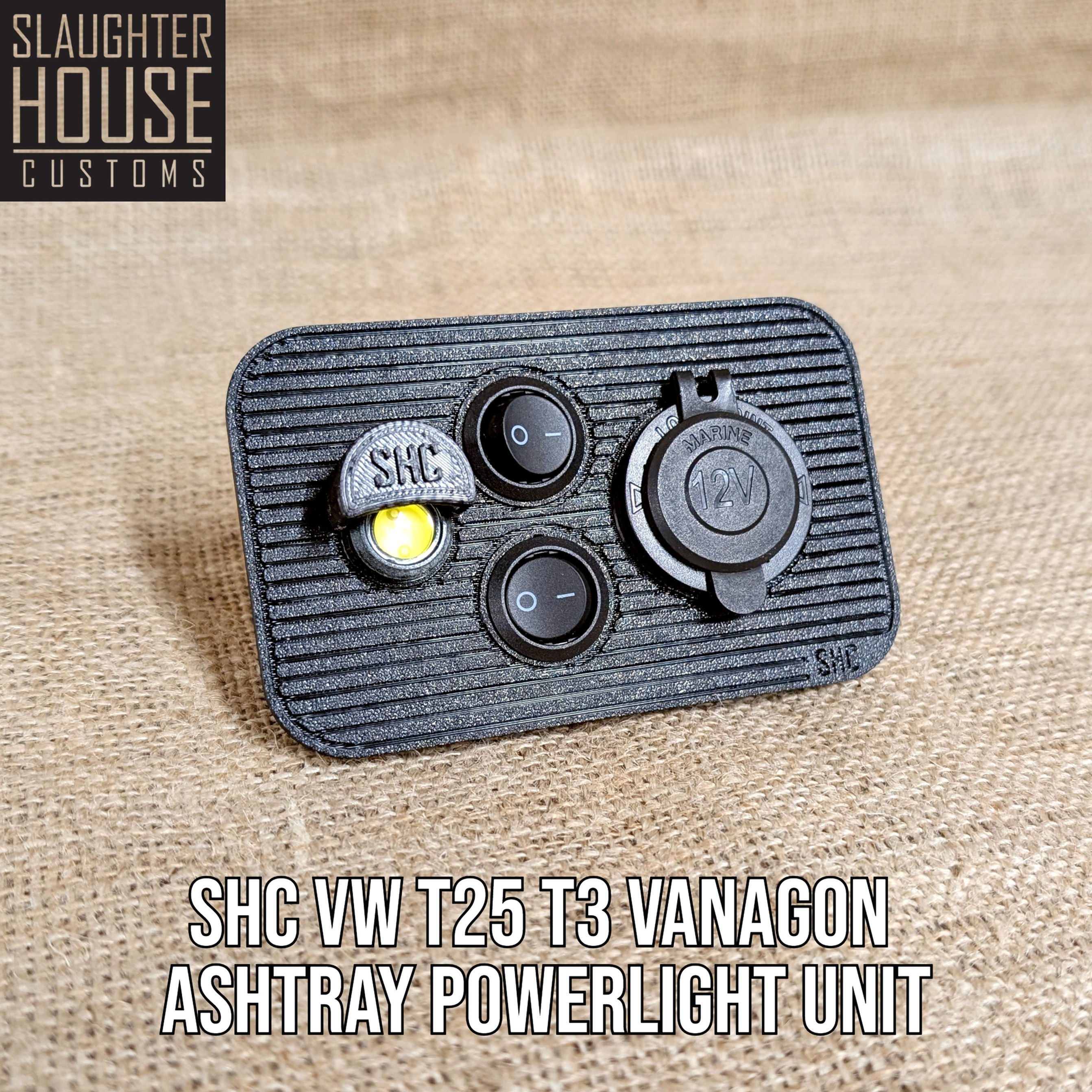 SHC VW T25 T3 Vanagon Ashtray Powerlight Unit