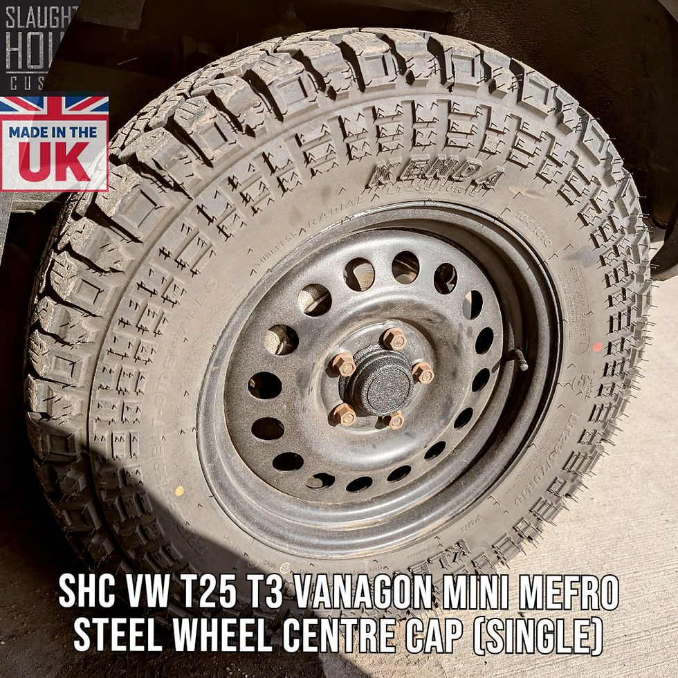 Thumbnail: SHC VW T25 T3 Vanagon Mini MEFRO Steel Wheel Centre Cap SINGLE | Syncro