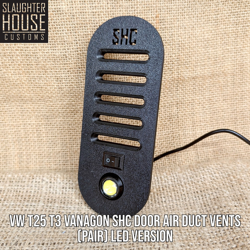 Thumbnail: VW T25 T3 Vanagon SHC Door Air Duct Vents (Pair) LED VERSION
