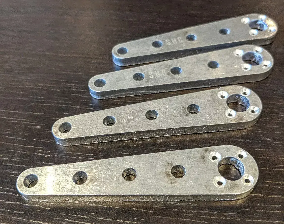 CNC Aluminium Replacement Arm AccuAir e-Level Air Ride Height Sensor 4 Arms