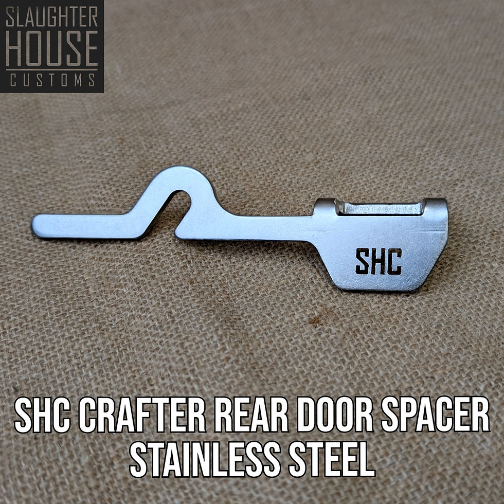 Thumbnail: SHC Crafter Sprinter 06-17 Rear Door Spacer Stainless Steel