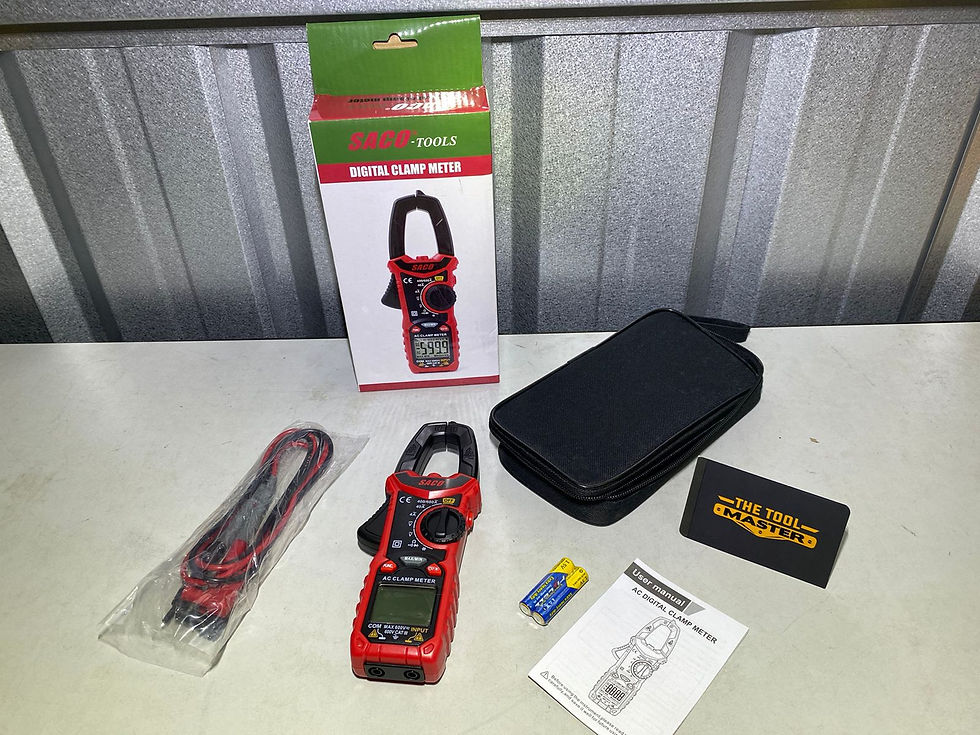 Medidor de pinza digital 400-600A rango automático multímetro de alta precisión