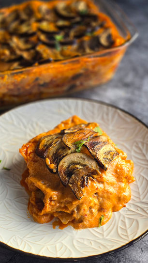 Lasagna met lamsgehakt en aubergine