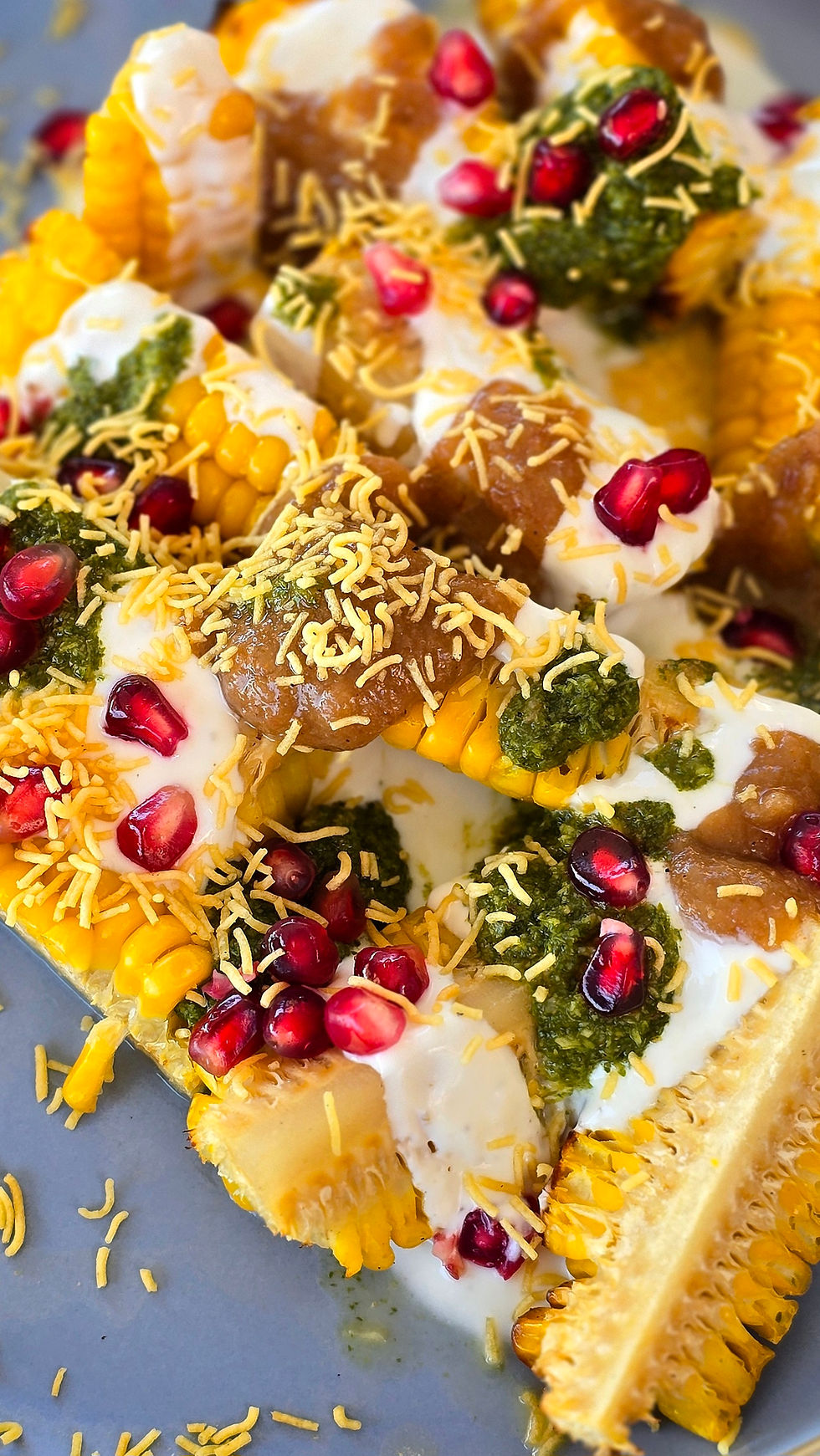 Chaat corn ribs