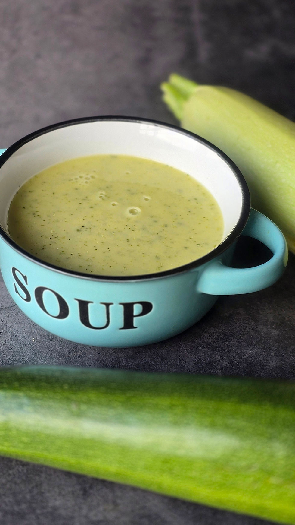 Courgette en bonensoep