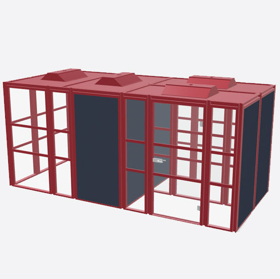 Thumbnail: Hako XL 3-section Acoustic Booth (large) - Base price (dependent on options)