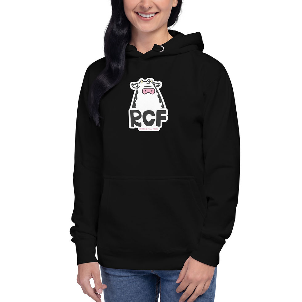 Thumbnail: Unisex Hoodie - Resting Cow Face