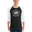 Thumbnail: 3/4 sleeve raglan shirt - Dairy Museum White Logo
