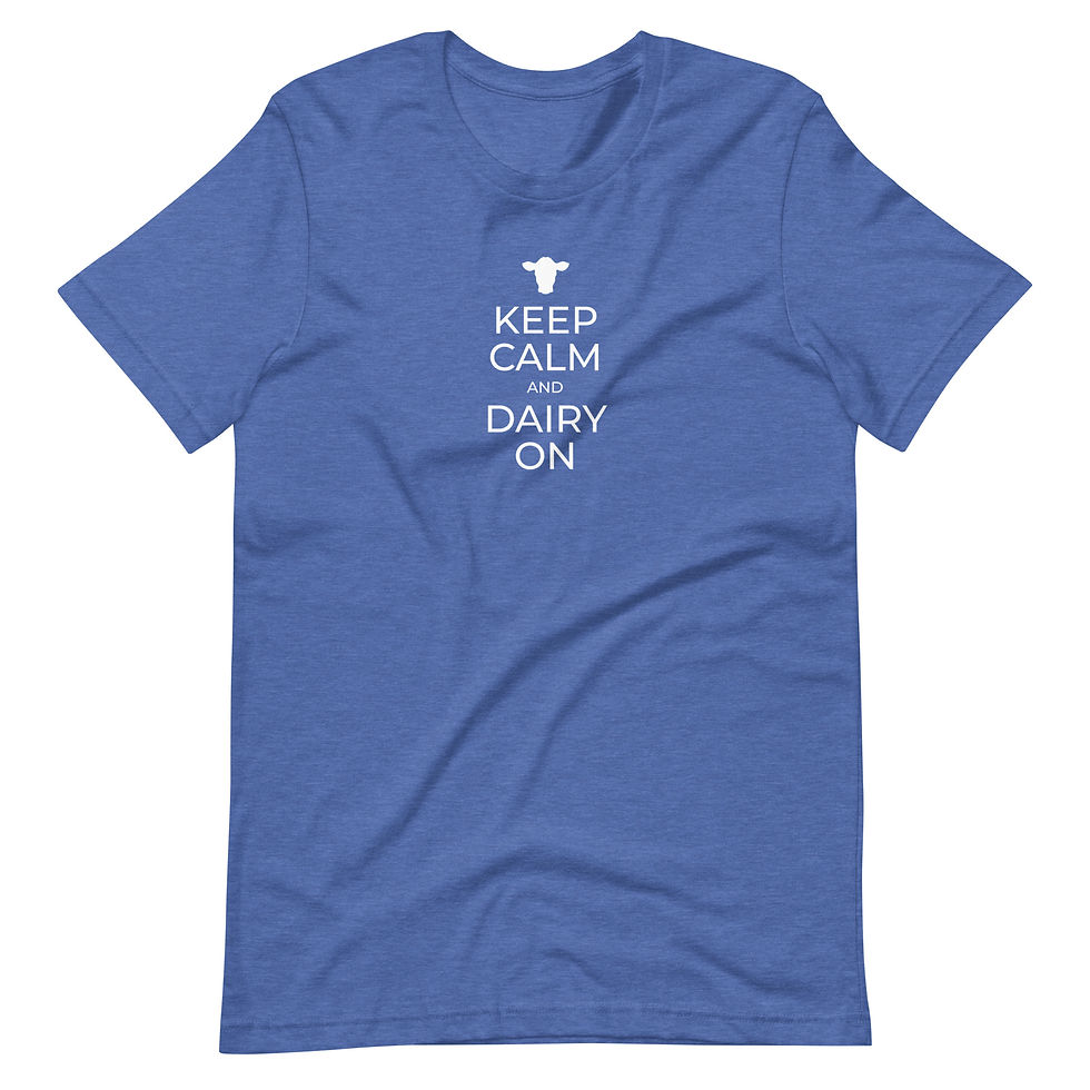 Thumbnail:  Keep Calm and Dairy On - Unisex t-shirt 