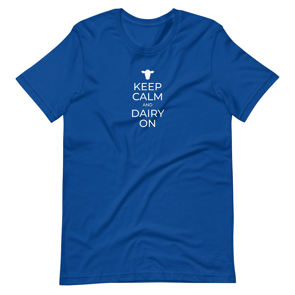 Thumbnail:  Keep Calm and Dairy On - Unisex t-shirt 