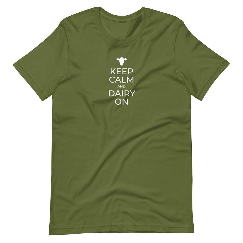 Thumbnail:  Keep Calm and Dairy On - Unisex t-shirt 