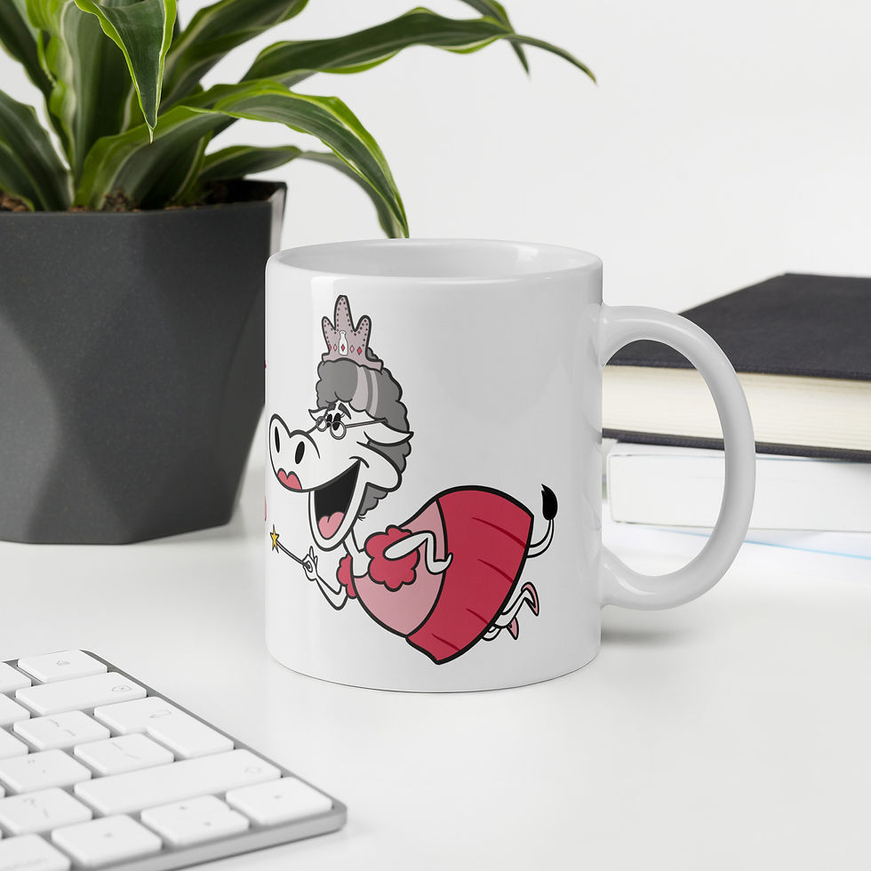 Thumbnail: Dairy Godmother White glossy mug