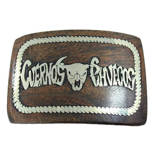 Hebilla Cuernos Chuecos Western Wear USA