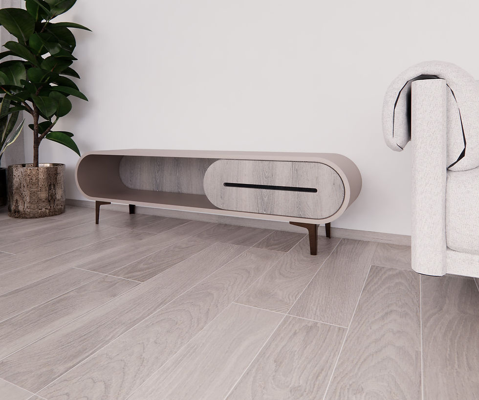 Thumbnail: Arc side coffee table TV cabinet