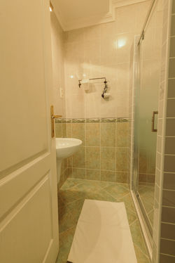 Franciaágyas szoba - fürdőszoba