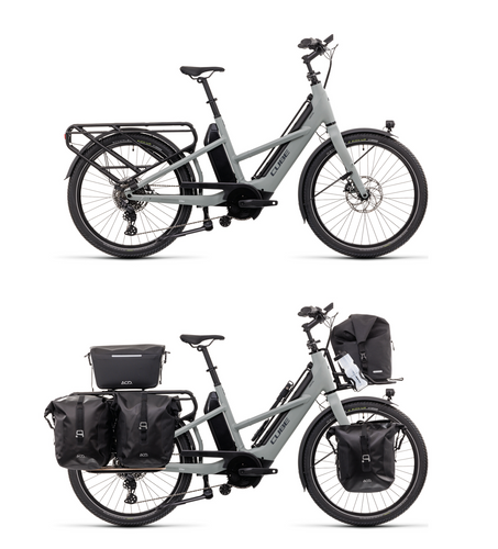 Cube Longtail Hybrid Bosch CX cargo 100Nm 800Wh fino a posti