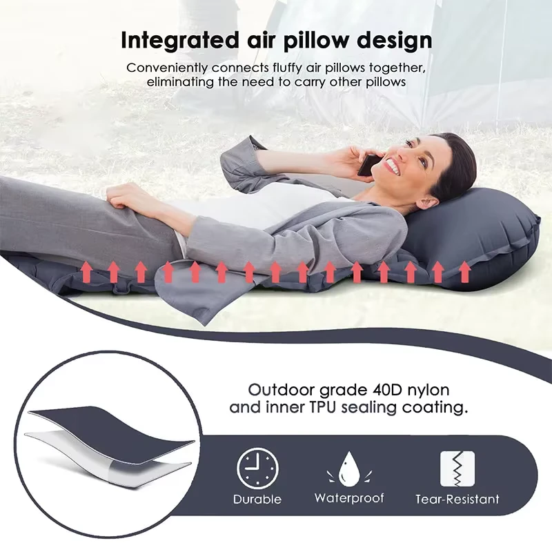 Thumbnail: Portable tent with inflatable TPU cushion, 190 x 60 cm