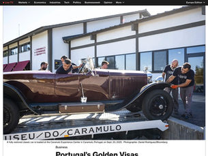 Bloomberg at the Caramulo Museum Golden Visas - Portugal
