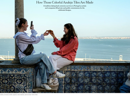 New York Times - How Those Colorful Azulejo Tiles Are Made