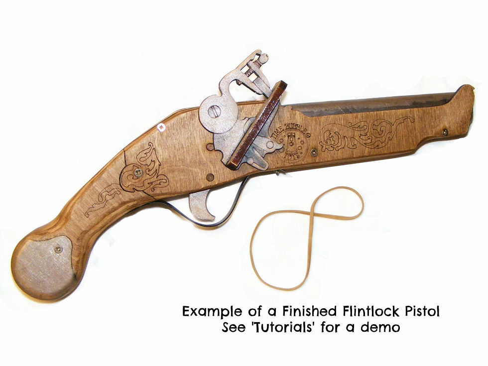 Thumbnail: Rubber Band Flintlock Pistol
