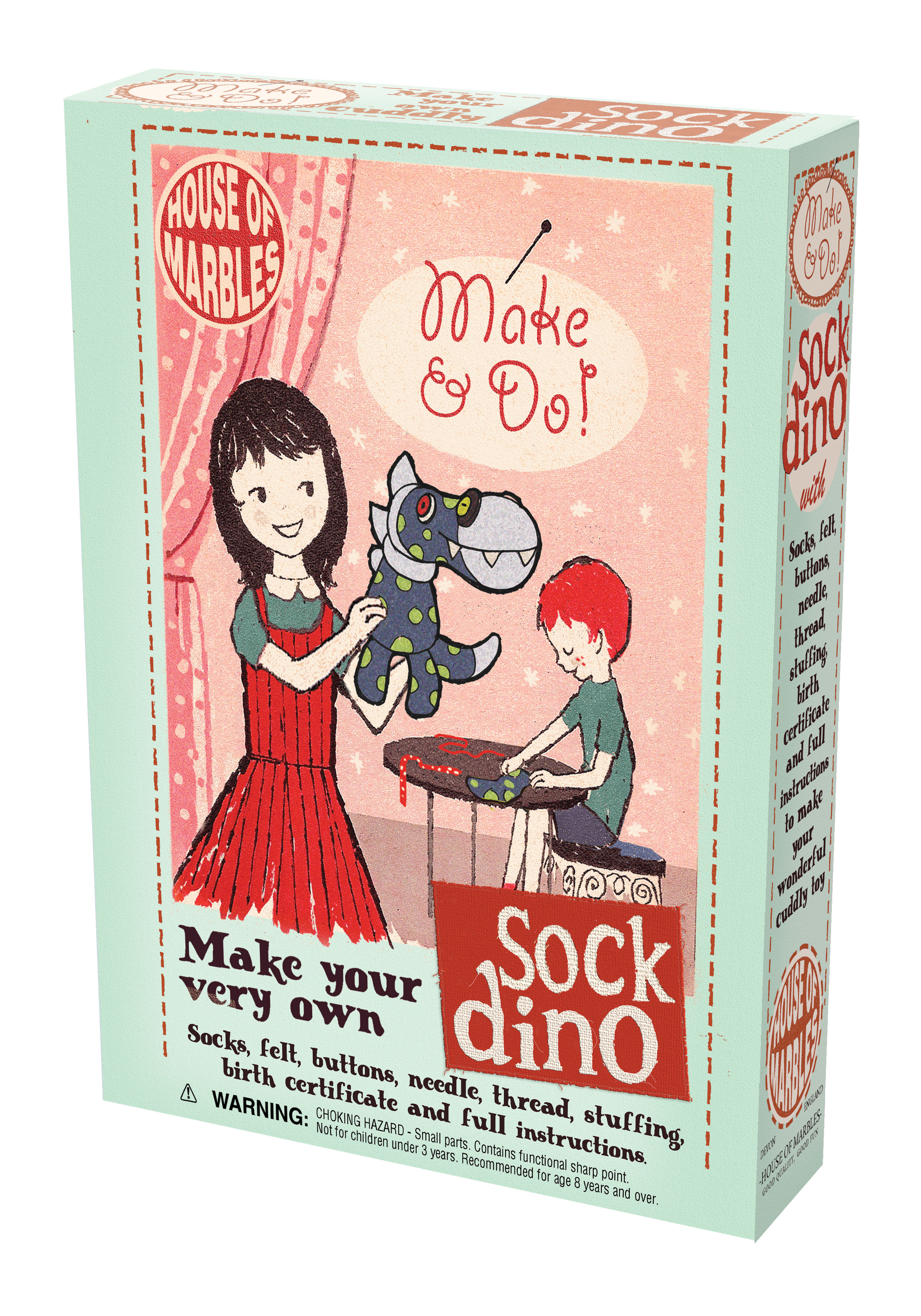 Make Your Own Sock Dinosaur