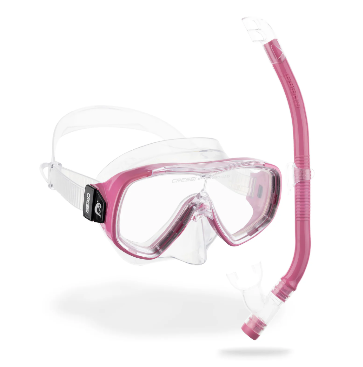 Miniatura: COMBO SNORKEL CRESSI ONDINA + TUBO TOP