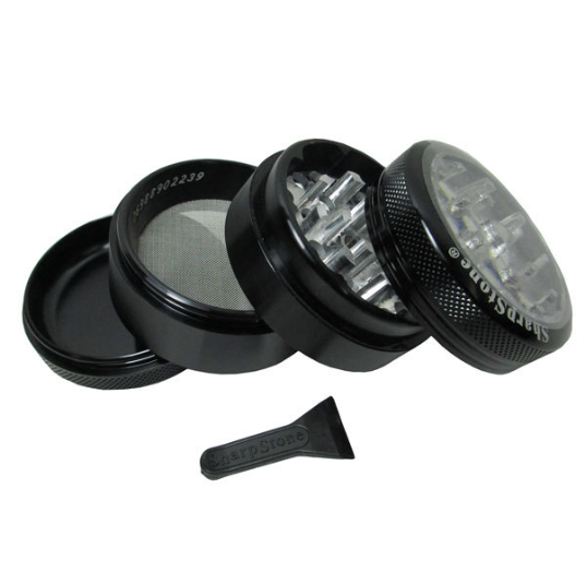 Thumbnail: Grinder Sharpstone Clear Top 4pce Black