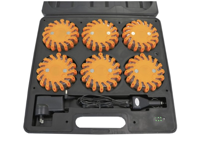 Esko Rechargeable LED Road Flare/Warning Disk