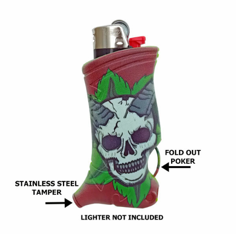 Thumbnail: Lighter Holder Bic With Poker Assorted Designs